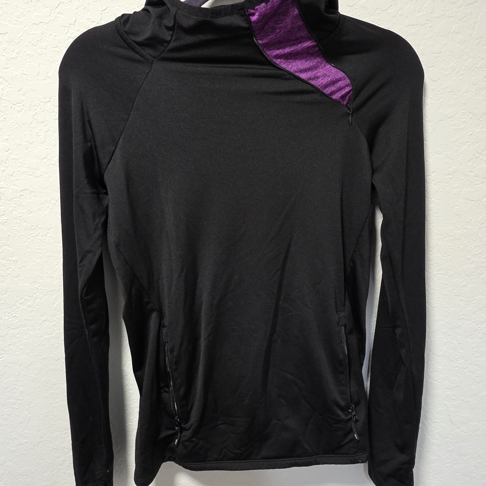 Marc New York Black and Purple Hoodie